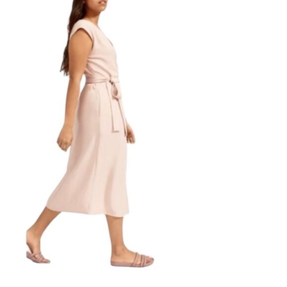 Everlane Pink Midi Dress - Picture 2 of 6